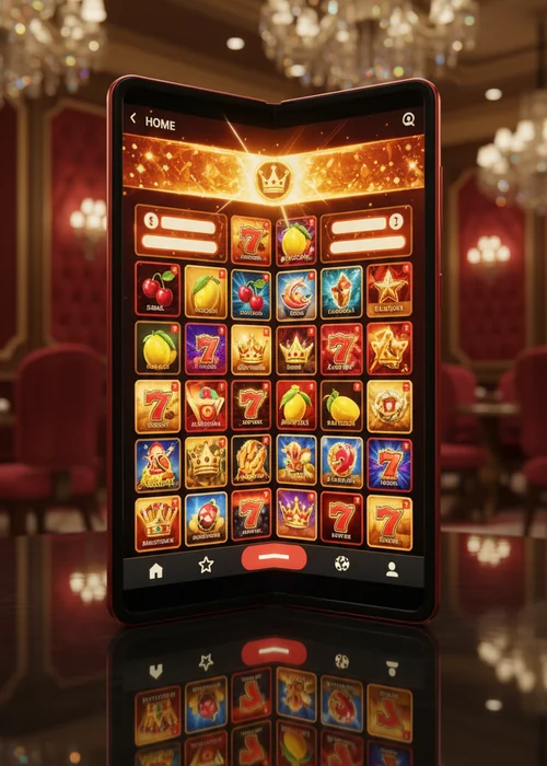 Gladiator Casino Startseite mit Willkommensbonus-Banner und verschiedenen beliebten Spielautomaten